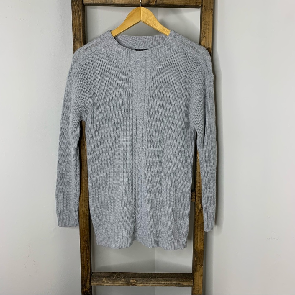 Talbots Women's Long Sleeve Cable Knit Pullover Wool Blend Sweater Size S
